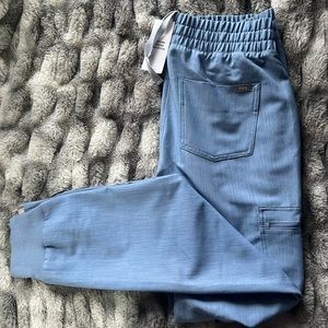 NWT FIGS Small Tall High Waisted Heathered Indigo Zamora’s